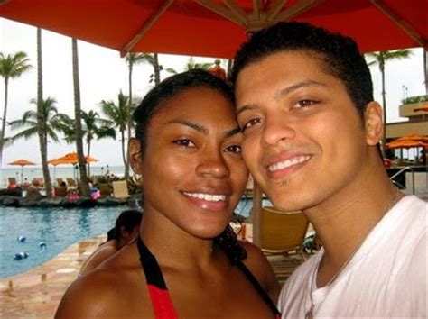 Bruno Mars and his girlfriend Chanel Malvar 